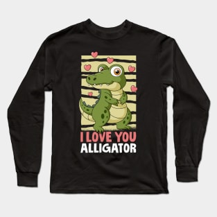 Funny Alligator Lover and Zookeeper Kids Crocodile Gator Long Sleeve T-Shirt